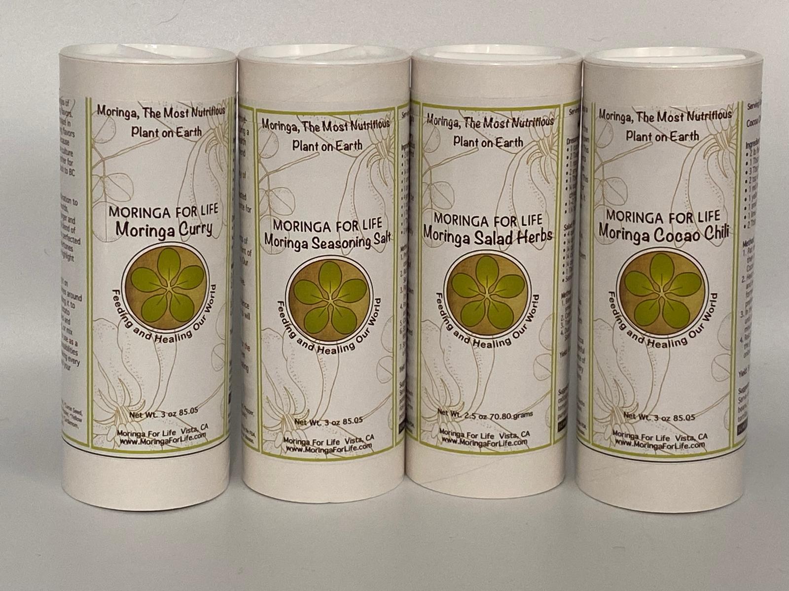 Moringa Spice Set Save $4.00 when you buy them all!